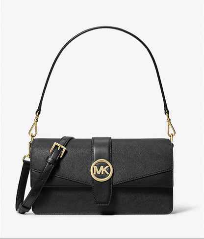 Greenwich Medium Saffiano Leather Shoulder Bag